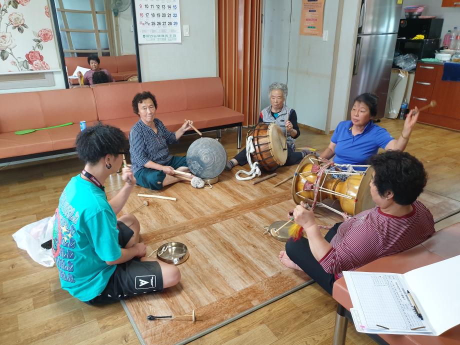 2023 이인면 하반기 평생학습 "풍물놀이" 이미지